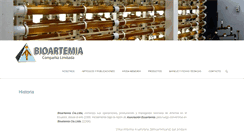 Desktop Screenshot of bioartemia.com